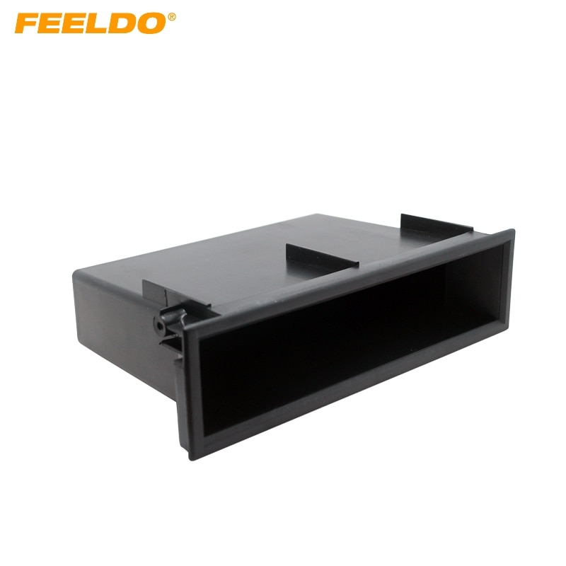 FEELDO 1DIN ڵ ׷    ġ  Ʈ Fascia Storage Box Spacer For Honda  AM1664